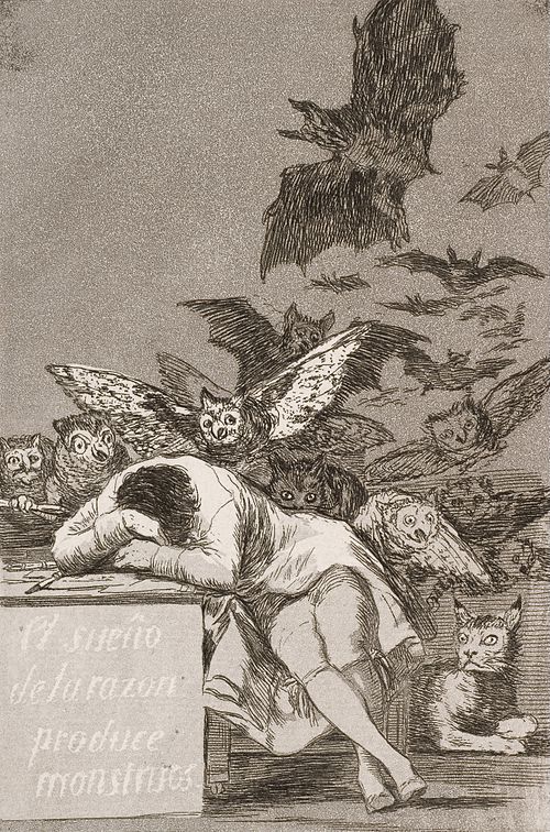 ‘The Sleep of Reason Produces Monsters’ by Francisco Goya